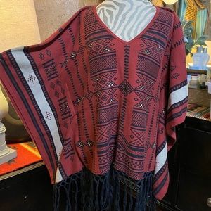TASHA POLIZZI Poncho pull over